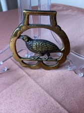 Vintage Horse Brass Grouse