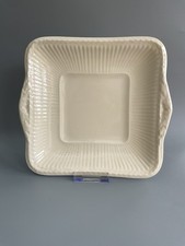 Vintage Wedgwood Edme Square Handled Cake Plate Made In England Earthenware