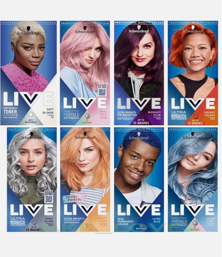 Schwarzkopf live hair - schwarzkopf, colour