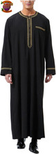 Arabic Men's Kaftan Thobe Robe