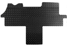 FIAT DUCATO HEAVY DUTY BLACK RUBBER MAT 2015 on MOTORHOME/CAMPERVAN / LEFT DRIVE