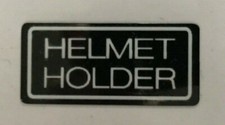 HONDA CBR900RR URBAN FIREBLADE HELMET HOLDER CAUTION WARNING LABEL DECAL 2