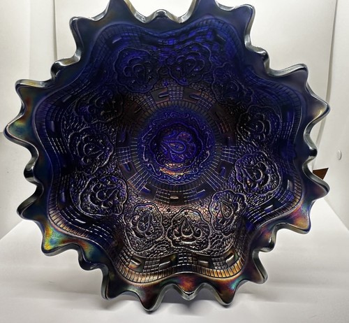 Pretty blue fenton carnival - pretty,