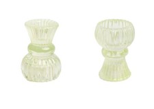 Reversible Glass Candle Holder