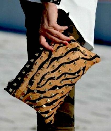 Zara animal print leather bag - zara,