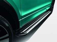 VW T-Cross Running Boards Side Steps Set Silver/Black GENUINE 2GM071691