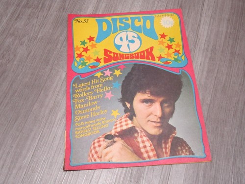 Vintage disco song book - disco, 45
