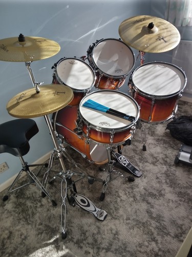 Tama drumkit with - , practice