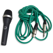 AKG D5 Professional Dynamic Supercardioid Microphone & XLR to 6.35mm Jack Cable