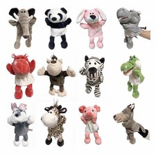 Animal Wildlife Hand Puppet Super Soft Plush Puppets Kid Children Toy UK STOCK