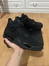 Air Jordan 4 Retro “Black Cat” – Sizes 8