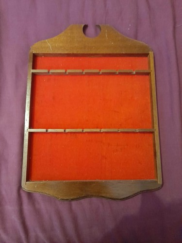Wooden spoon display rack - wooden,