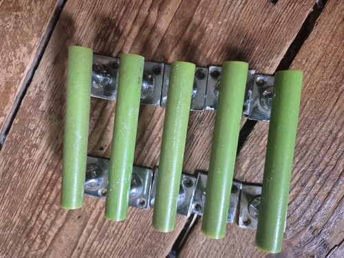 Vintage green and chrome