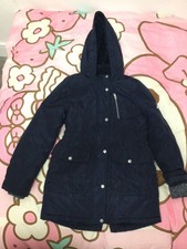 girls navy blue winter coat age 12 to 13 Marks and Spencer BNWOT school