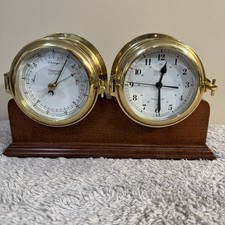 Weems & Plath Brass Ship Clock