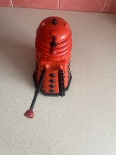 RARE Red Doctor Who 1975 Palitoy Dalek RESTORED PARTS NO ELECTRONIC VOICE or BOX