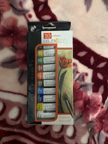 Assorted colour oil paints - 10,