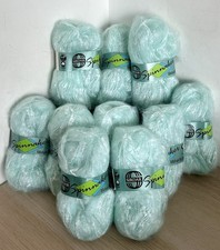 Vintage Sirdar Spinnaker Mohair & Cotton Green Hand Knitting Yarn 50g x 10 Balls