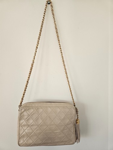 Vintage chanel quilted - vintage, tassel