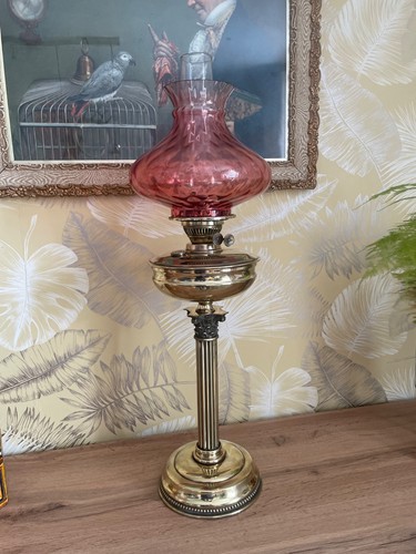 Antique brass corinthian oil - antique,