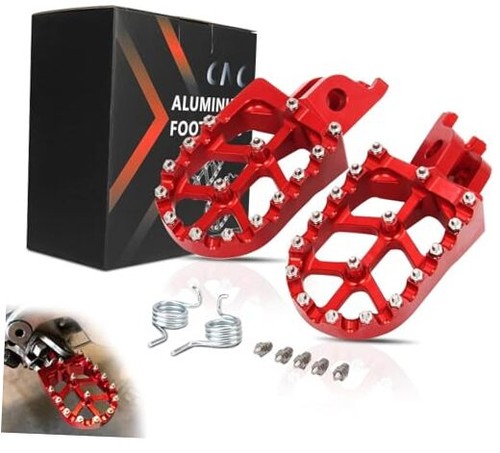 Small red cnc rest pedal - small,