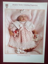 Jacquay Yaxley - Dolls Christening Day Outfit  - Original Knitting Pattern