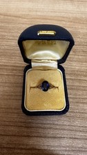 Vintage 9ct Gold Sapphire Blue
