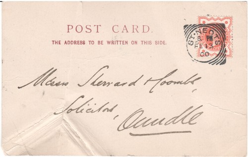 197 post card to - qv, on