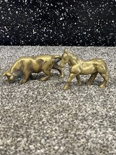 Vintage Heavy Brass Horse +