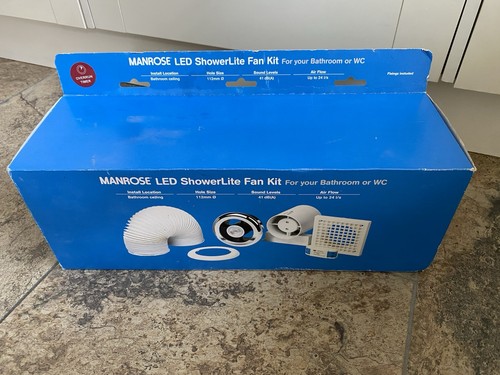 Manrose white line shower - manrose,