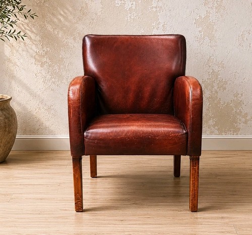 Vintage deep wine red leather - vintage,