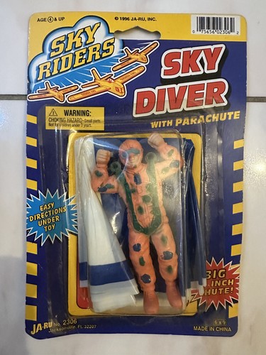Retro skydiver parachute - retro, w/