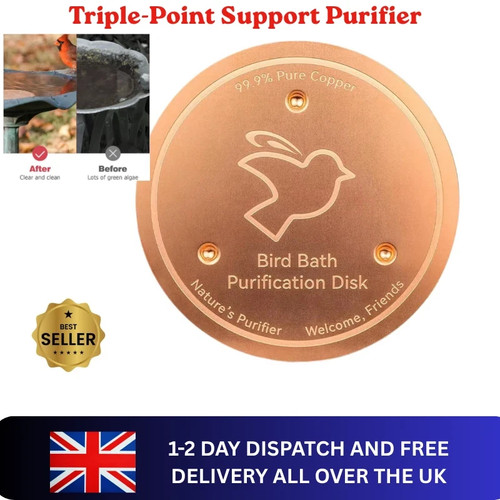 Pure copper bird bath - 99.9%,