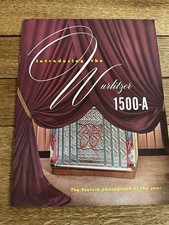 Wurlitzer 1500-A Original  Flyer / Booklet