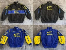 Adult F1 Racing Jacket Vintage ,Subaru Jacket ,Ebroidered Cotton Padded
