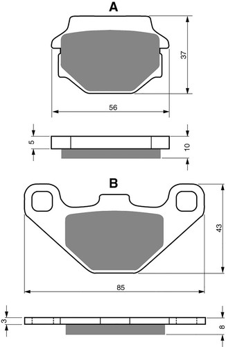 Goldfren s33 brake - goldfren,