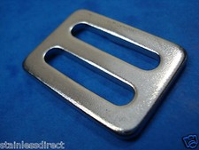 3 BAR SLIDE BUCKLE TO SUIT 25MM WEBBING / HARNESS / STAINLESS STEEL 316 NO RUST