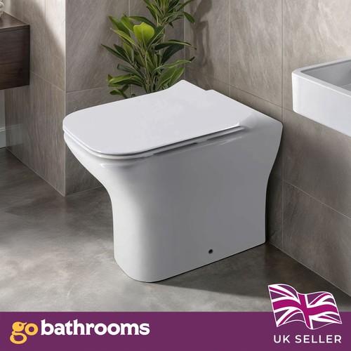 Back wall toilet pan btw - to,