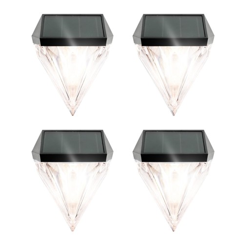 Pack solar fence lights - pack, of