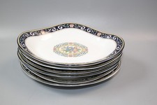 Set of 6 elegant dark blue