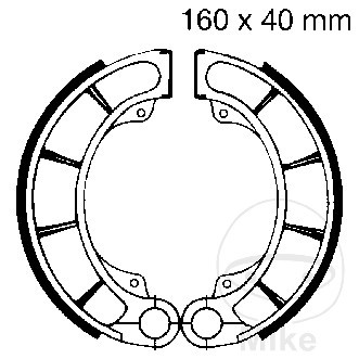 Ebc spring brake shoes - spring,