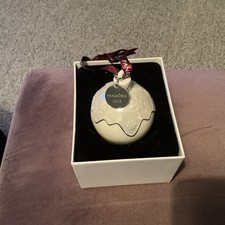 Pandora 2018 Christmas Pudding Bauble,  Christmas Tree hanging Ornament.