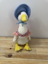 Gund Jemima Puddle-Duck Soft Toy 11” Plush Beatrix Potter Stuffed Animal VGC
