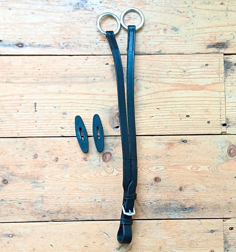 Black leather running - black,
