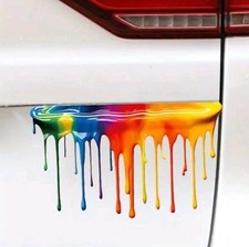 Rainbow Dripping Paint Sticker