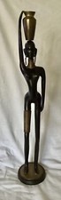 Karl Hagenauer Tall Bronze Brass African Giraffe Lady Figure ?SALE?