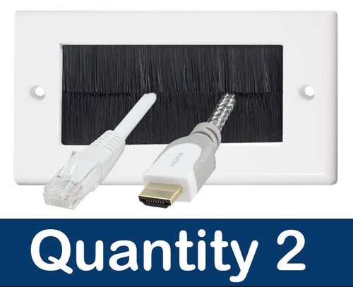White brush faceplate black - brush,