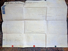 1801 VELLUM INDENTURE OF JOHN GOOCH JOHN NEWSON & JAMES GIRLING STOVEN SUFFOLK ^