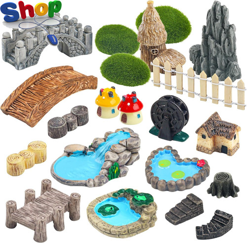 Pcs fairy garden miniatures - fairy,