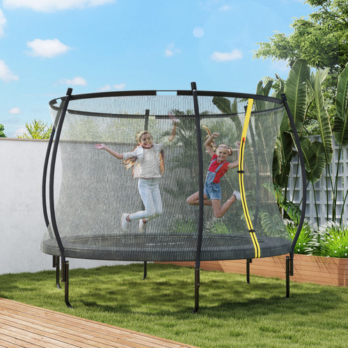 8ft trampoline with - 8ft, enclosure